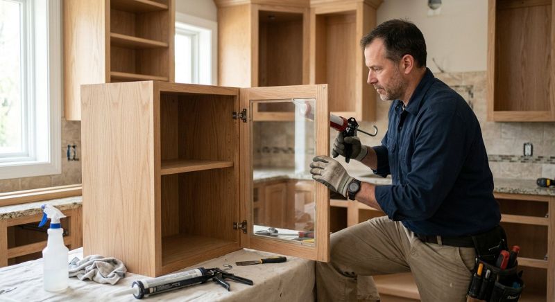 Cabinet Glazing Service in Bloomington, IN