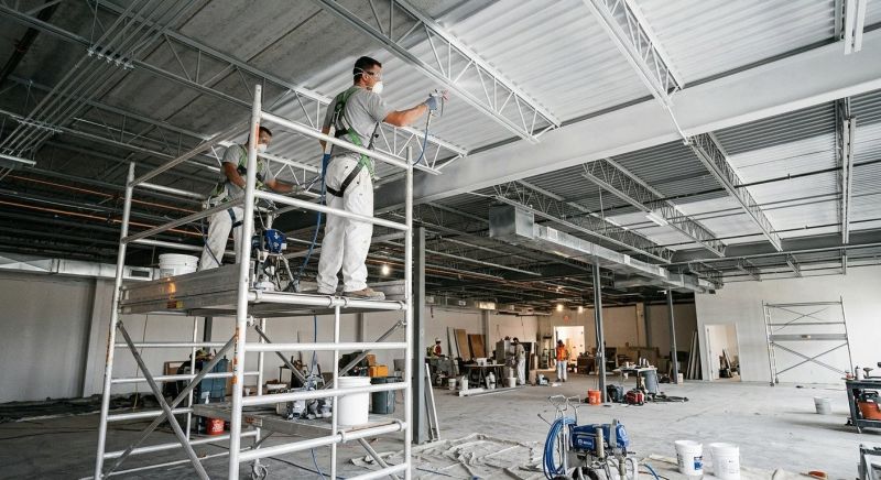 Commercial Ceiling Painting in Loveland, CO