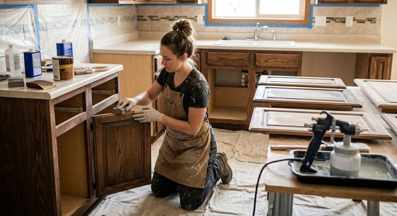 Kitchen Cabinet Refinishing in Kokomo, IN