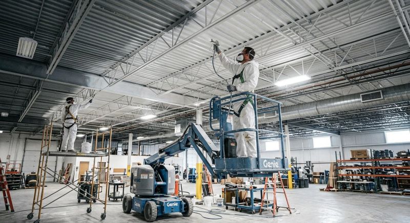 Retail Ceiling Painting in Fort Collins, CO