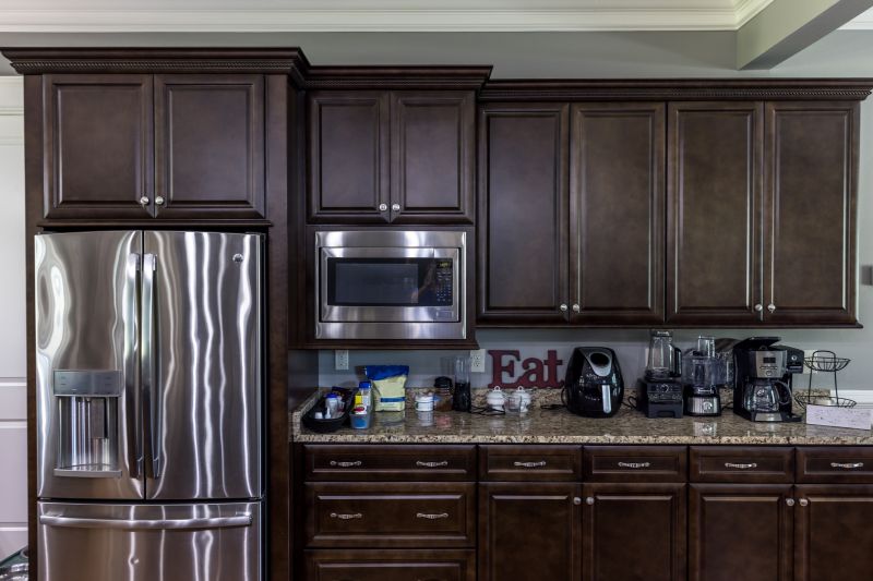 Refinished Cabinets in a Modern Kitchen