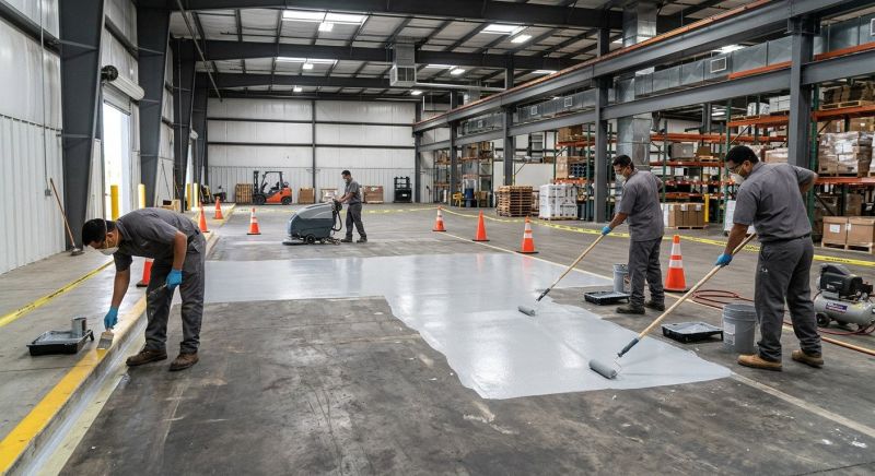 Commercial Concrete Painting in Pinellas County, FL