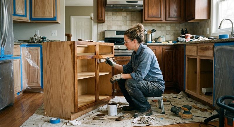 Cupboard Refinishing in Muncie, IN