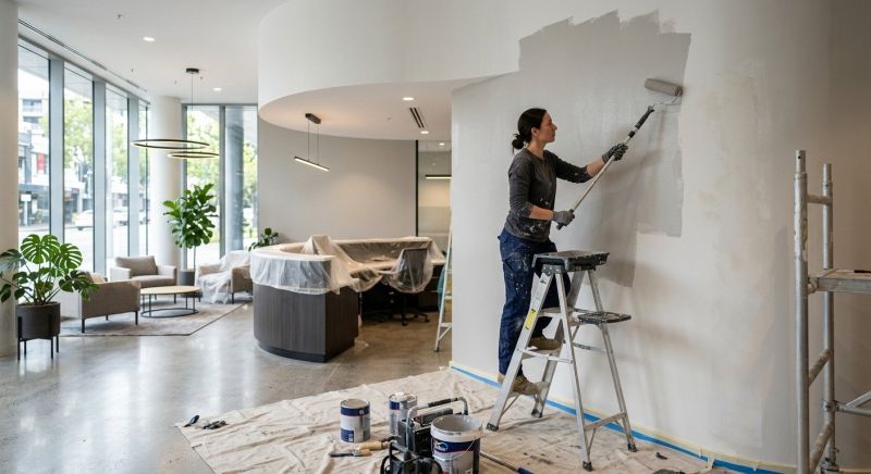 Reception Area Painting in Gilbert, AZ