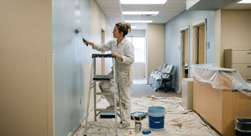Reception Area Painting in Clearwater, FL