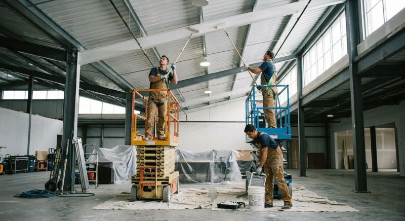 Retail Ceiling Painting in Pinellas County, FL